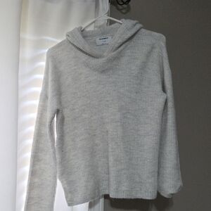 Old Navy Women's Cream Cowl Neck Sweater